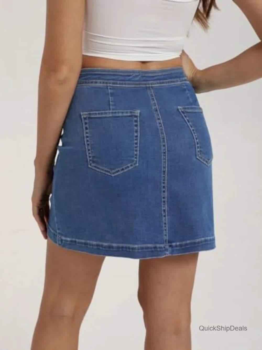 N/A jean skirts